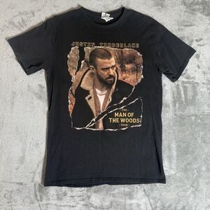 Justin Timberlake Man of the Woods Tour Pop Music Concert T-Shirt 2018 Medium